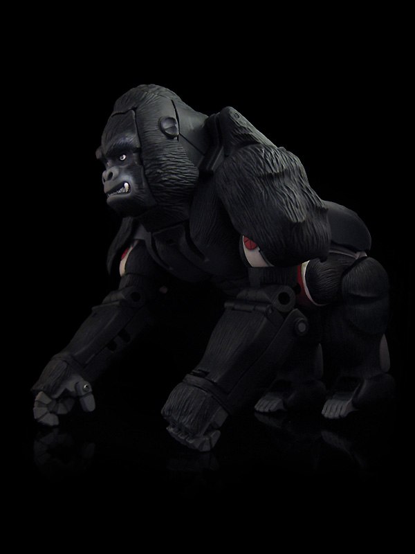 Transformers Custom   Ultimate Optimus Primal By Frenzy Rumble  (10 of 10)